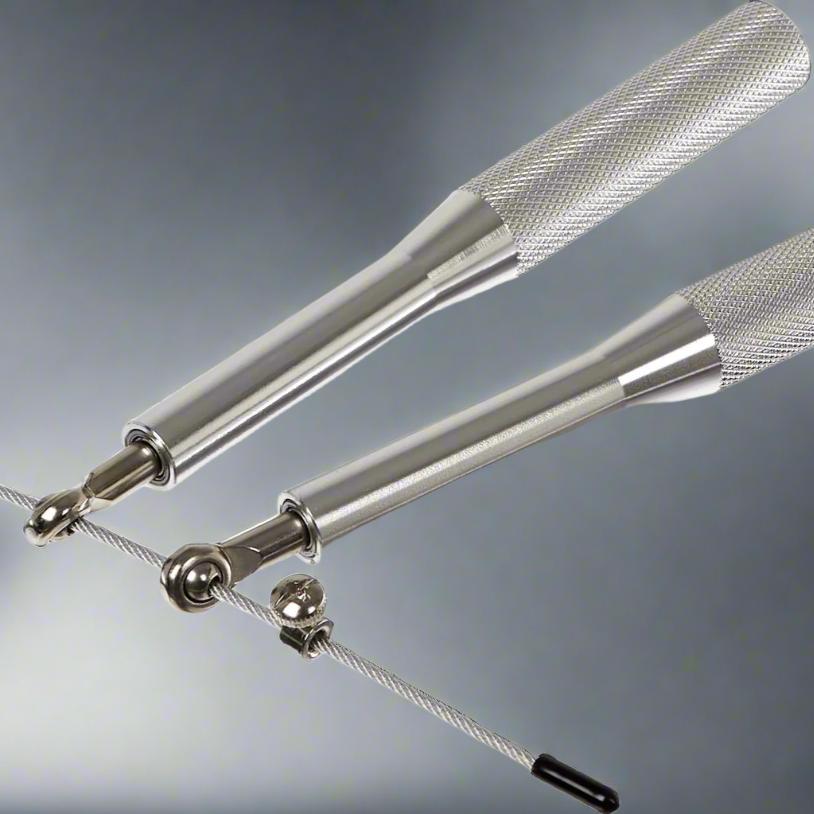 Corde à Sauter - JumpRopeCrossfit™ - Argent - fitgymboutique.com