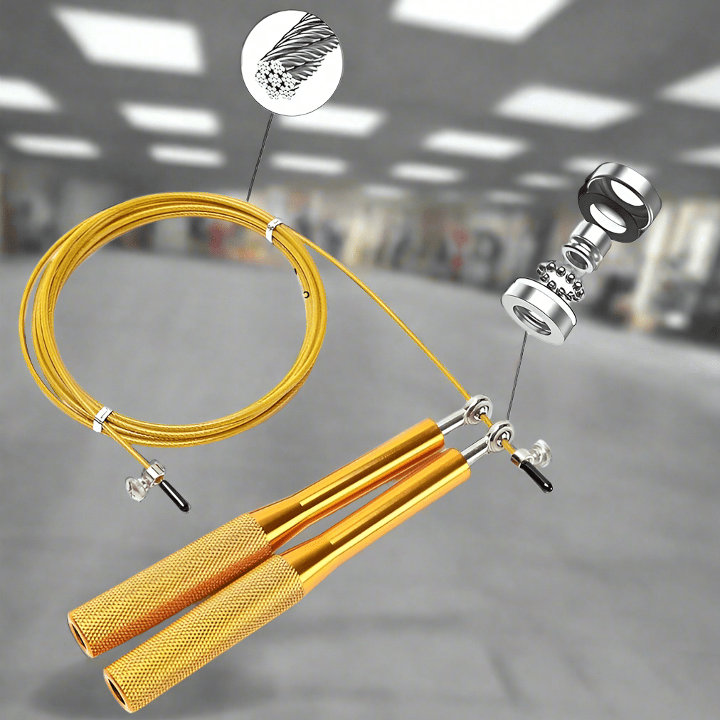 Corde à Sauter - JumpRopeCrossfit™ - Or - fitgymboutique.com