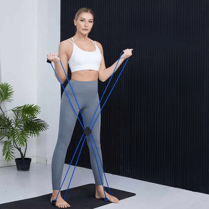 Bande de Résistance - HomeStretch™ - Bleu - fitgymboutique.com