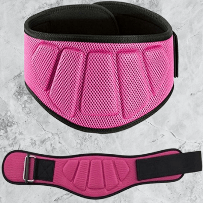Ceinture pour la musculation - FitnessWaistBelts™ - Rose - fitgymboutique.com