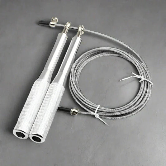 Corde à Sauter - JumpRopeCrossfit™ - Argent - fitgymboutique.com