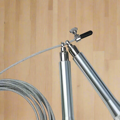 Corde à Sauter - JumpRopeCrossfit™ - Argent - fitgymboutique.com