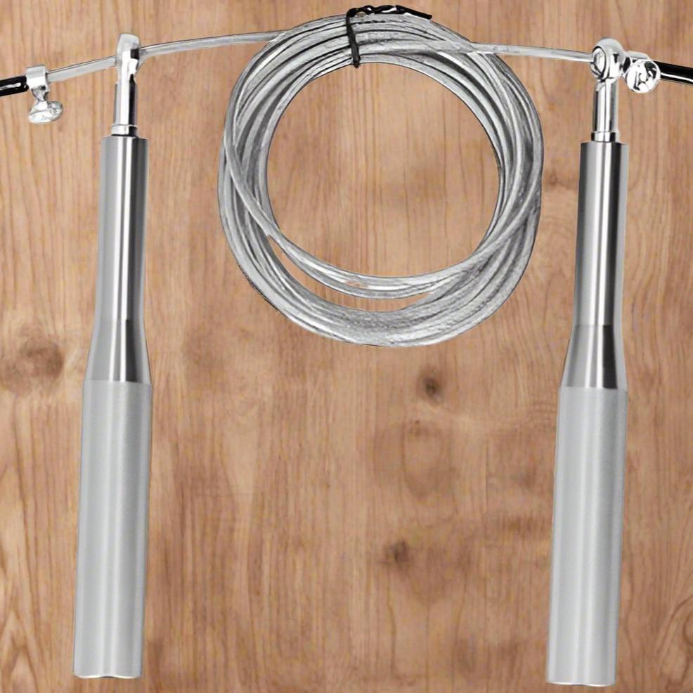 Corde à Sauter - JumpRopeCrossfit™ - Argent - fitgymboutique.com